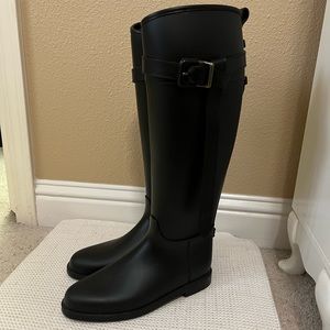 Burberry Rainboots w/ Detachable Leather Straps (EUR 37)